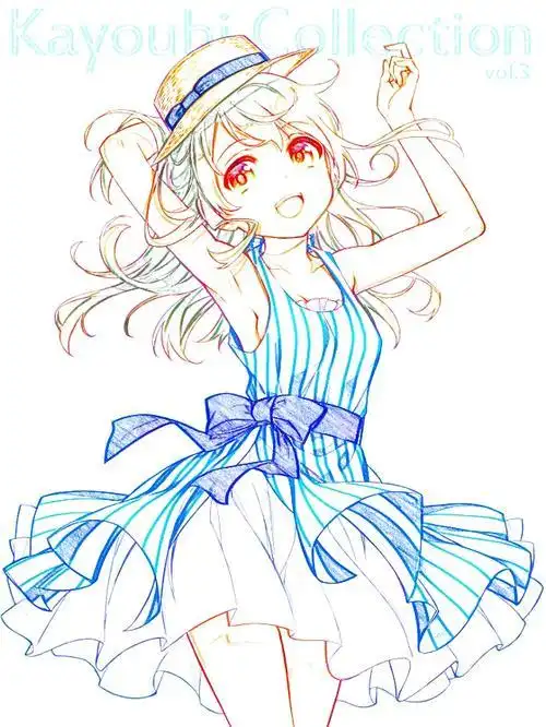 卡通 漫画 手绘 头像 线稿 640852 竖版 竖屏动漫人物简笔画 美少女简