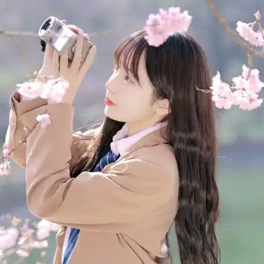 高清唯美清新的校服女头温柔图片,女生头像图片