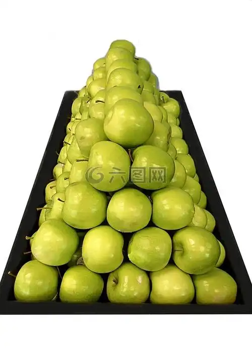 青苹果,三角形,水果