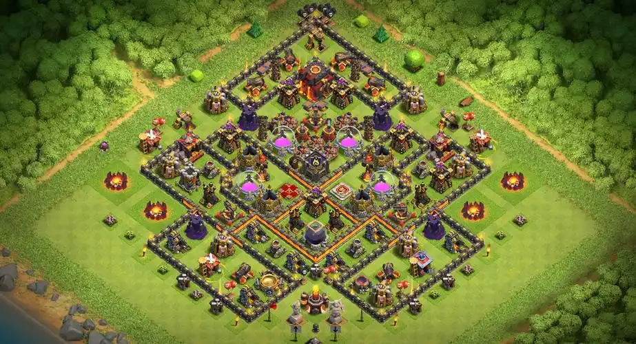 部落战争10本神阵部落冲突10本最强阵