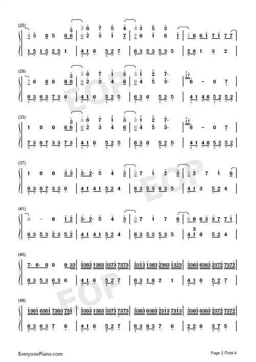 小说撒野同人歌曲双手简谱预览2-钢琴谱文件(五线谱,双手简谱,数字谱