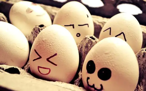 鸡蛋,手绘,可爱,搞怪,创意,表情鸡蛋壁纸图片