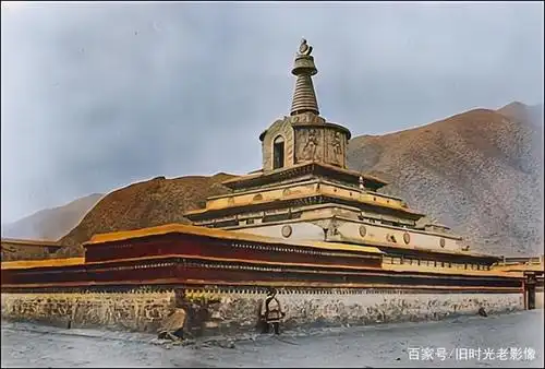 老照片:带你看看二十年代的彩色拉卜楞寺(1925)