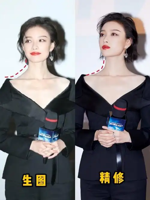 倪妮身材翻车60斜方肌又高又壮07