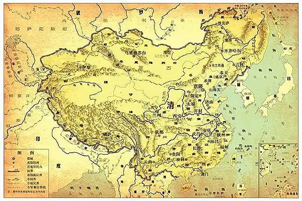 美丽的秋海棠——中国清朝曾经拥有过近乎完美的版图