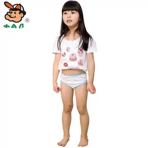 小ab儿童内裤ab儿童内裤 纯棉可爱小女孩三角裤 卡通印花学生内裤t108