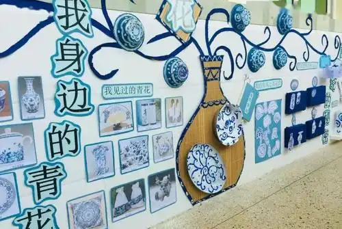 幼儿园主题环创,美化幼儿园的生活_青花瓷