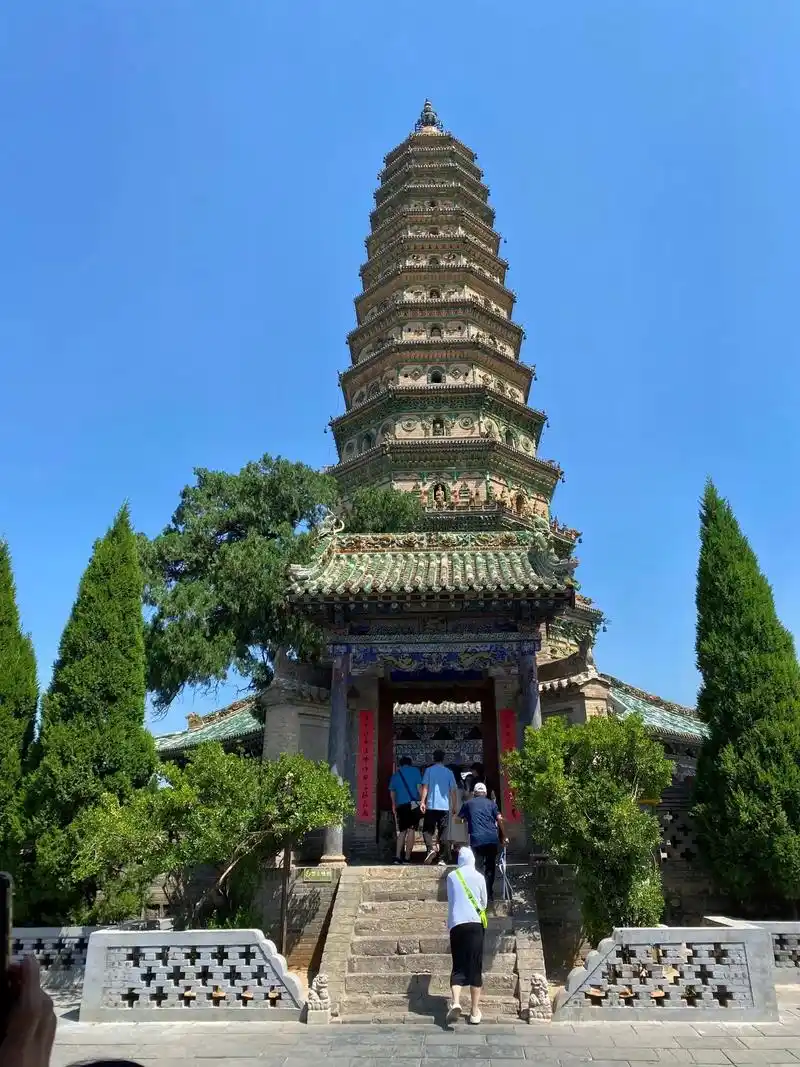 山西临汾洪洞广胜寺.#琉璃塔 #山西旅游 #文物   - 抖音