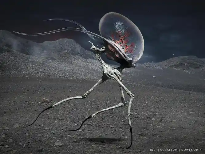 美国3d艺术家domqwek创作的异形生物慎入72