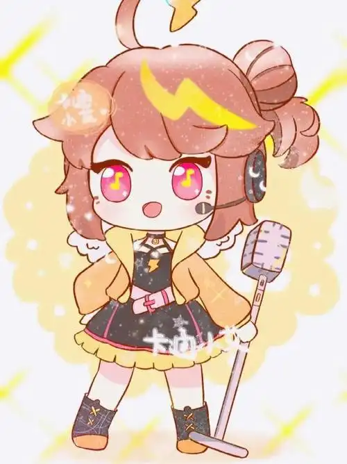 迷你世界皮肤 电音天后莎莎 卡通画简笔画-度小视