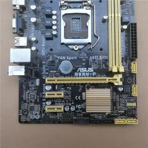 asus华硕b85m-f1150针ddr3原装拆机台式机电脑二手主板