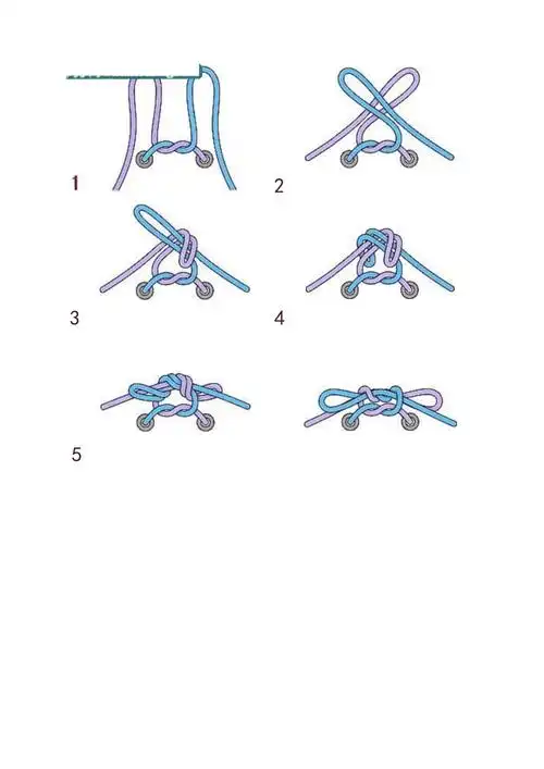 两种不易松开的二种鞋带系法