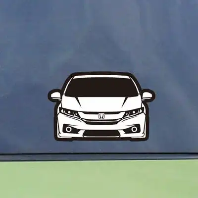 适用honda city 经典锋范车贴汽车贴纸低趴贴纸改装车贴 0582
