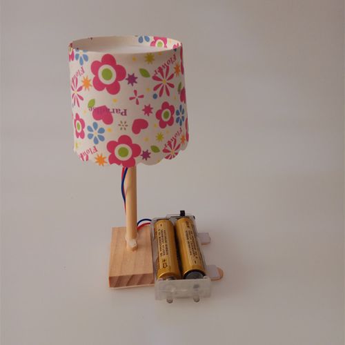 纸杯小台灯 学生手工作业材料diy科技小制作