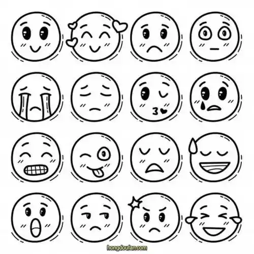 超级简单画小人的表情表情要如何画表情大全