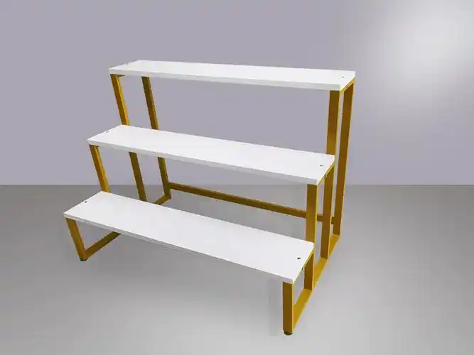 梯形货品展示台多层花架服装鞋帽包包展示架流水台梯形加宽花店花筒