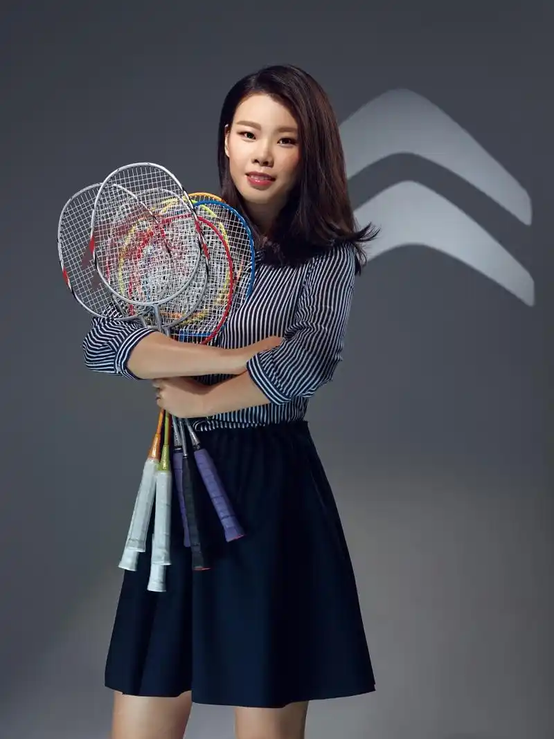 中国羽毛球队谌龙李雪芮时尚写真