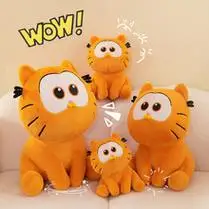 同款q版加菲猫公仔卡通毛绒玩具可爱猫咪公仔玩偶儿童陪伴睡觉抱