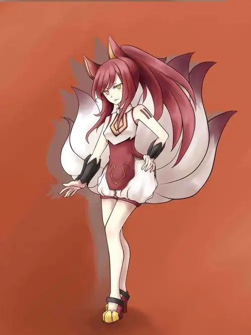 【送玉狐的图】九尾战狐拟人xd