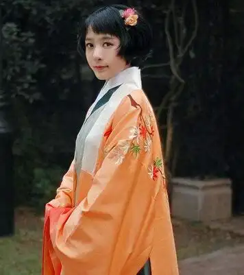 短发汉服发型 清新婉约画风唯美