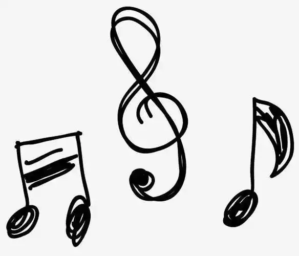 音符图片简笔画 音符图片简笔画 彩色 卡通