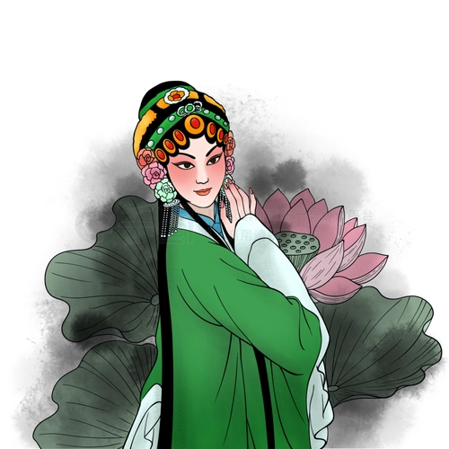 photoshop cs6交流群:标签国粹京剧京剧人物卡通手绘女戏剧人物戏曲