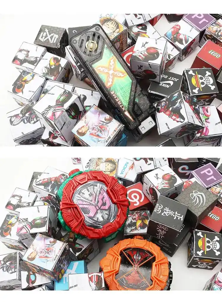 方块纸模图纸分享.#手工 #纸模 #假面骑士 - 抖音