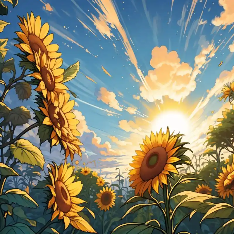 愿你的世界充满阳光97向日葵头像 向日葵花语是勇敢追求自己的幸福