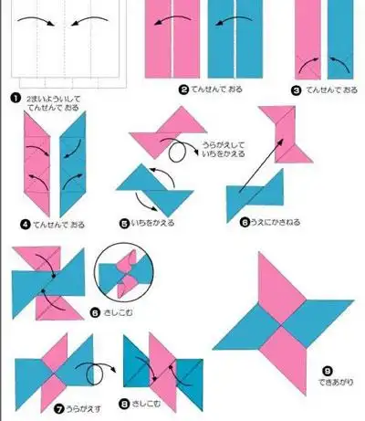 回旋飞镖怎样折图解?折纸回旋飞镖图解
