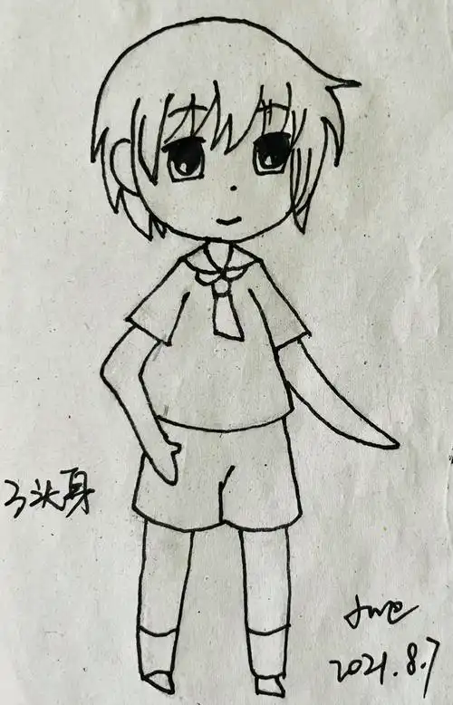 q版人物学习10-小学生 - 简书