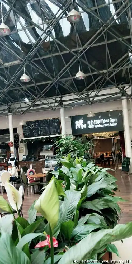 北京电影学院充满明星元素的餐厅图