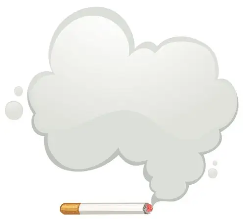 香烟,灰色,吸烟,插画