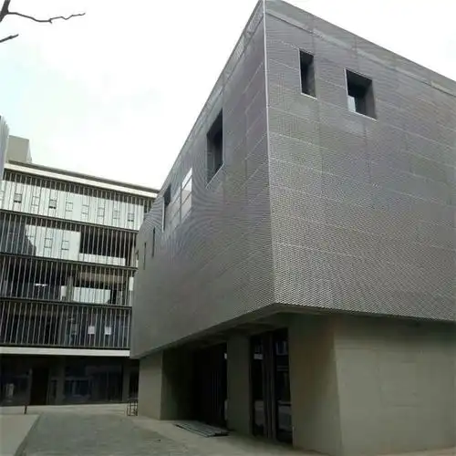 外墙菱形铝网装饰网格材料