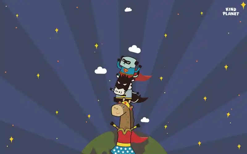 kind planet可爱卡通星球系列宽屏壁纸壁纸图片