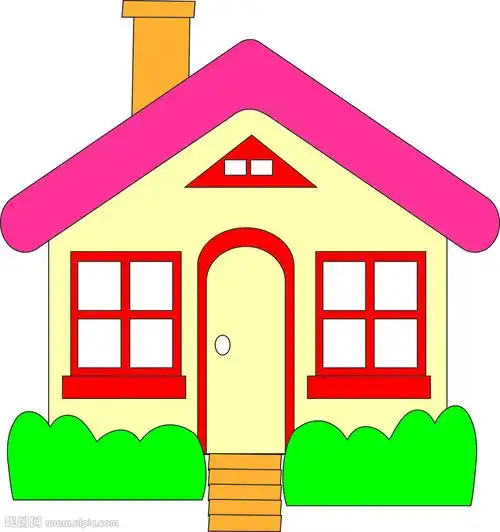 卡通房子图片