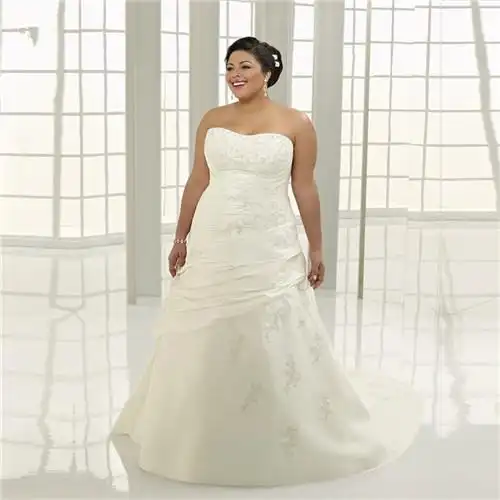 胖人婚纱照图片大全胖人穿什么婚纱好看