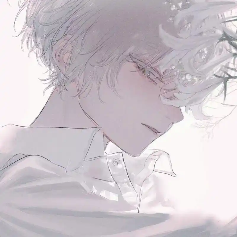 (头像)白色系动漫男头像 (头像)白色系动漫男头像