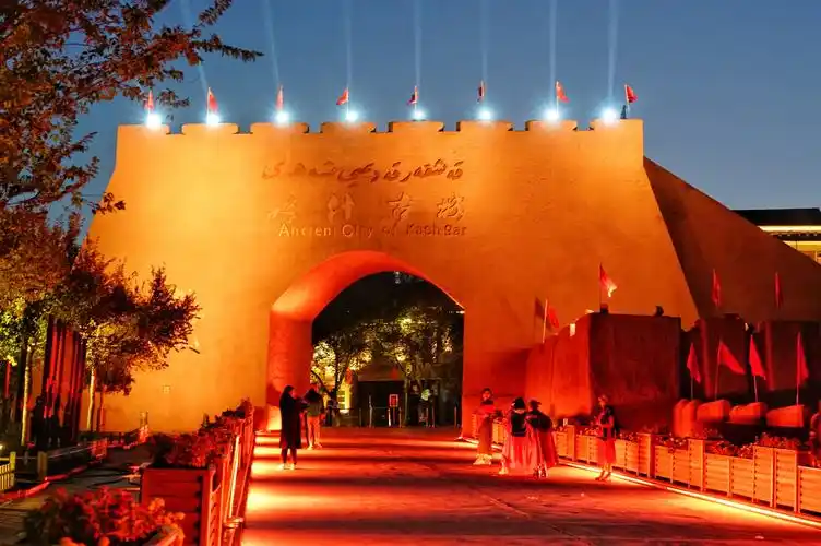 美丽独特的喀什古城