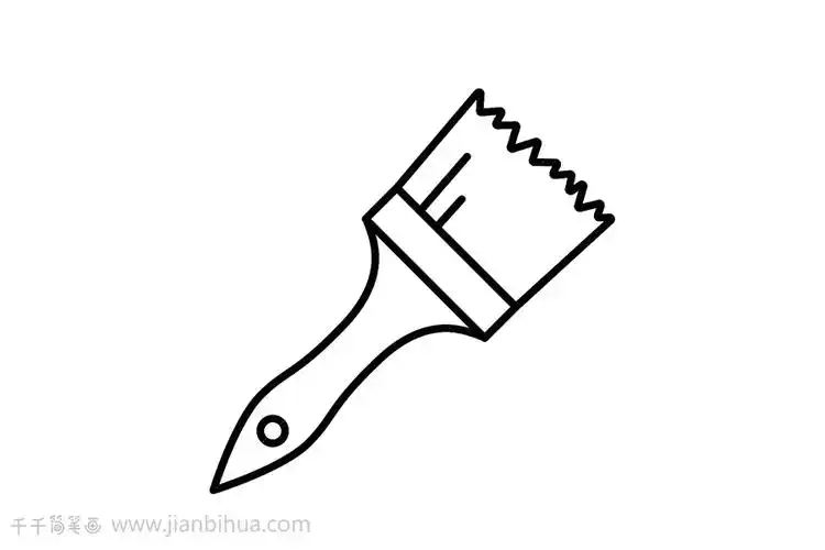 刷子简笔画图片
