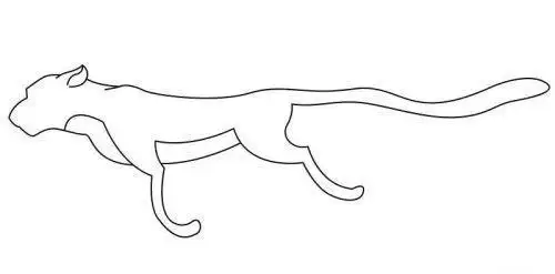 猎豹画法简笔画