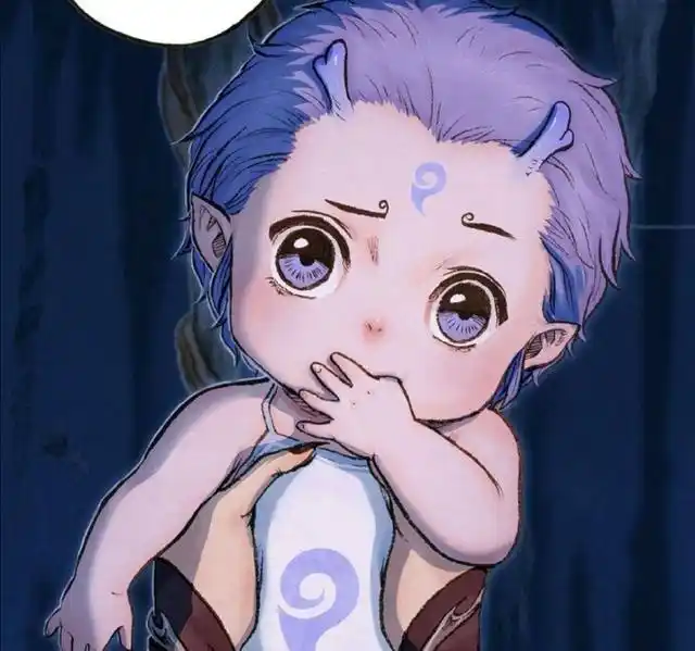 哪吒漫画宝宝版敖丙登场,穿着肚兜不要太萌,他哥还夸他可爱_小时候