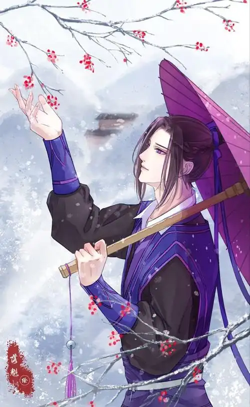 古风动漫绘画:风姿奇秀的古风美男