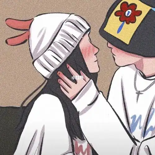 情侣头像  宝子们,谁有这个头像的另一半啊,能不能发给我