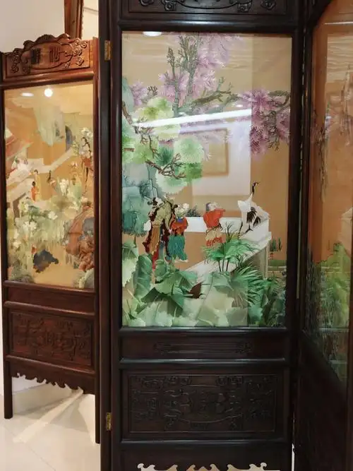 百万级的苏绣屏风真的可以封神