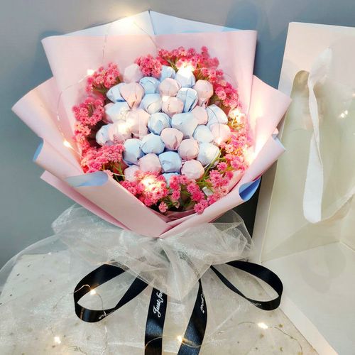 19颗真知棒糖糖果棒棒糖花束情人节礼物女朋友闺蜜传统糖果