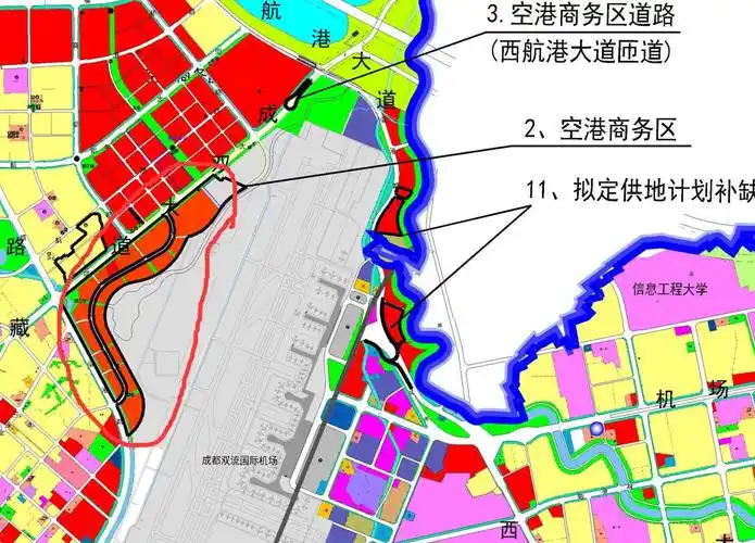 03双流区双桂大道是否要规划修建为商务区