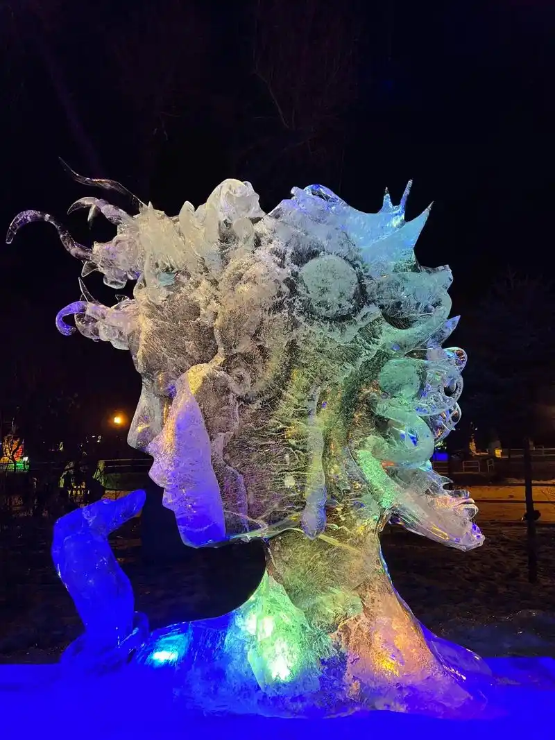 哈尔滨冰雕 #独属于哈尔滨的浪漫 #元宵节 - 抖音