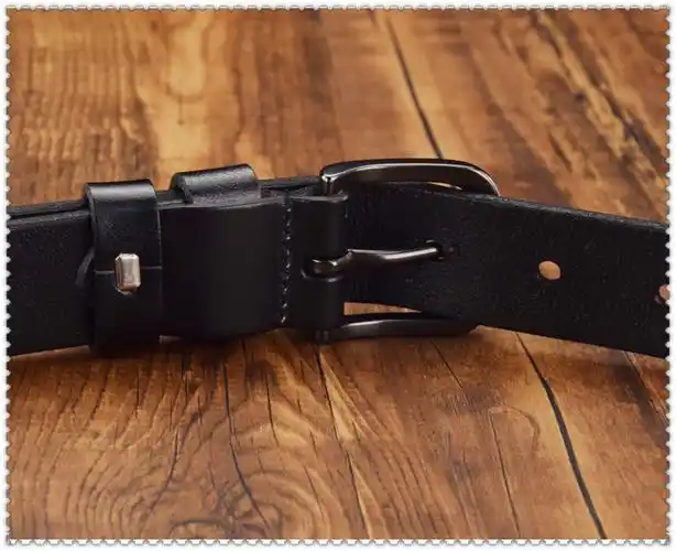 牛皮皮带软真皮裤腰带男针扣大码加长老式胖人爸爷老头中老年窄细