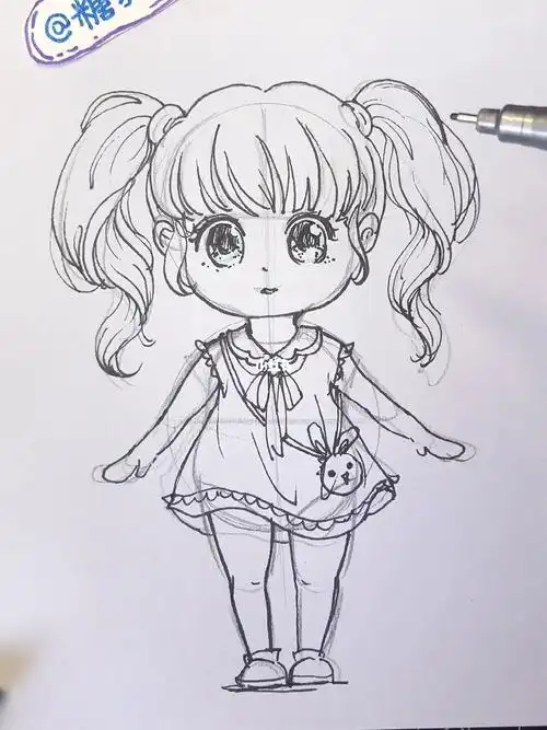 画画   #手绘   #绘画教程   #动漫   #q版   #简笔画教程   #零基础