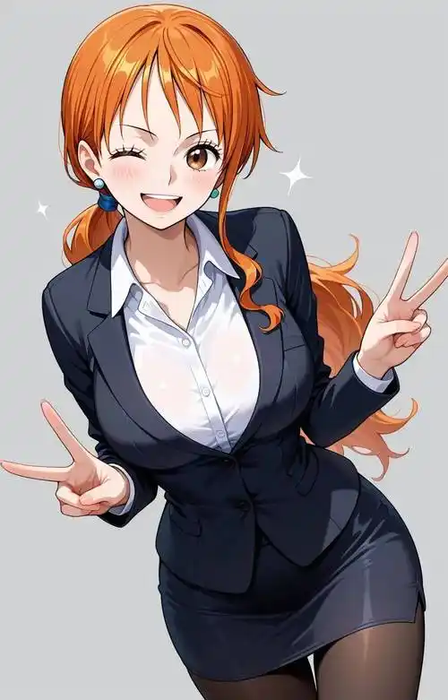 海贼王壁纸娜美工作达人